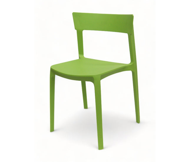 AMKO P148 Green Commercial Grade Restaurant Durable Plastic Chair