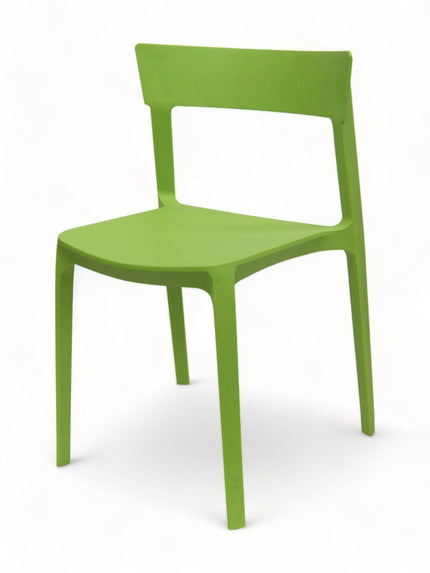 AMKO P148 Green Commercial Grade Restaurant Durable Plastic Chair