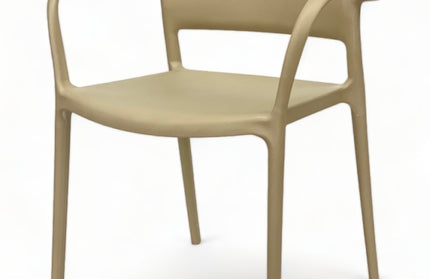 AMKO P157A Commercial Grade Restaurant Durable Plastic Arm Chair