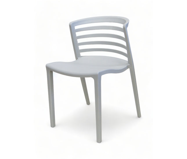 AMKO P624 Gray Commercial Grade Restaurant Durable Plastic Chair