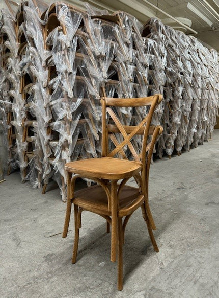 AMKO P753 Commercial Grade Restaurant Durable Plastic X-Back Chair