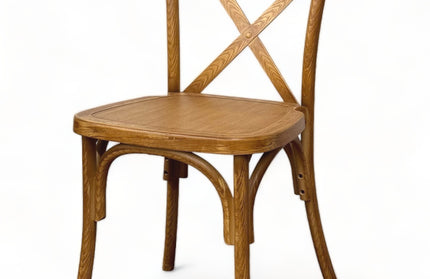 AMKO P753 Commercial Grade Restaurant Durable Plastic X-Back Chair