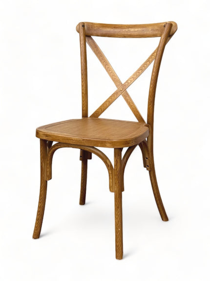 AMKO P753 Commercial Grade Restaurant Durable Plastic X-Back Chair
