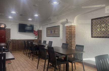 AMKO P180 Black Commercial Grade Restaurant Durable Plastic Chair