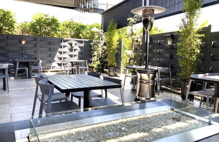 AMKO P148 Gray Commercial Grade Restaurant Durable Plastic Chair