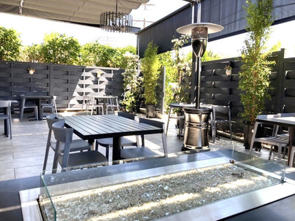 AMKO P148 Gray Commercial Grade Restaurant Durable Plastic Chair