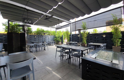 AMKO P148 Gray Commercial Grade Restaurant Durable Plastic Chair