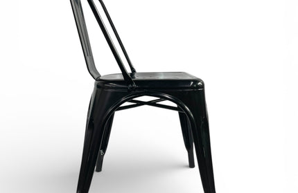 AMKO M7781 Black Commercial Grade Restaurant Chair