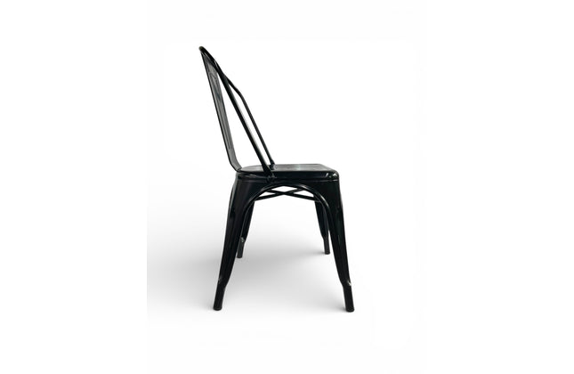 AMKO M7781 Black Commercial Grade Restaurant Chair