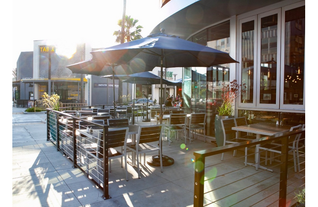 AMKO 543SG Espresso Aluminum Commercial Grade Restaurant Chair