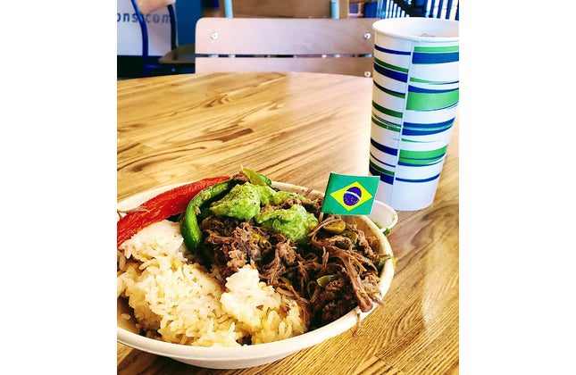 AMKO T64 Ashwood Carbonized Light Butcher Block Restaurant Table Top