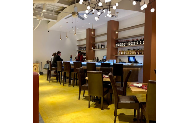 AMKO M909 Brown Commercial Grade Restaurant Chair