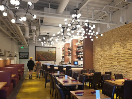 AMKO M909 Brown Commercial Grade Restaurant Chair