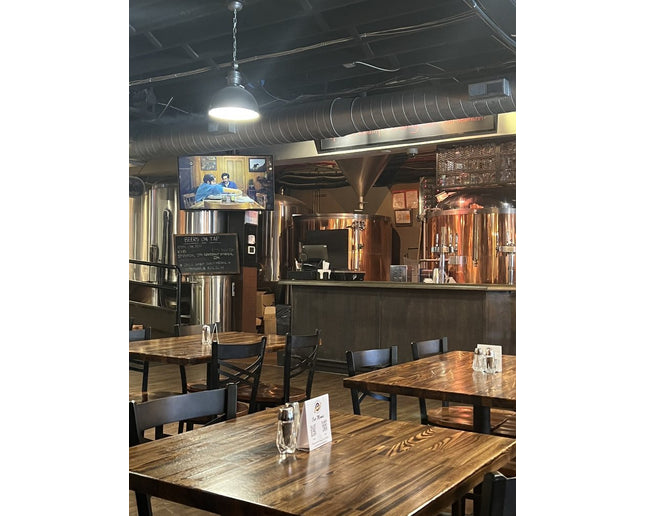 AMKO T64 Ashwood Carbonized Medium Dark Butcher Block Restaurant Table Top