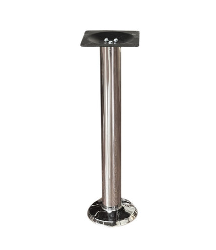 AMKO STC Steel Base Chrome STC-BDB Bolt Down Commercial Grade Restaurant Table Base