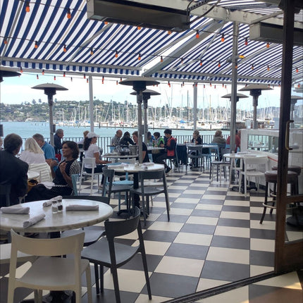 AMKO P148 White Commercial Grade Restaurant Durable Plastic Chair