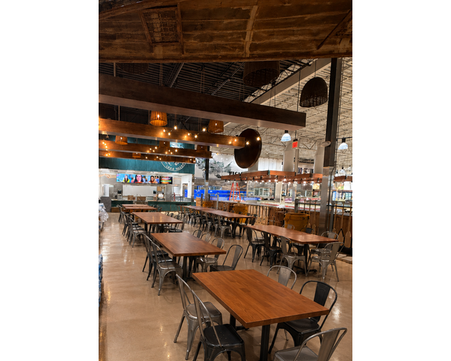 AMKO T23 Beechwood Rustic Oak Butcher Block Restaurant Table Top