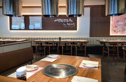 AMKO T20P Plank Black Walnut Live Edge Restaurant Table Top