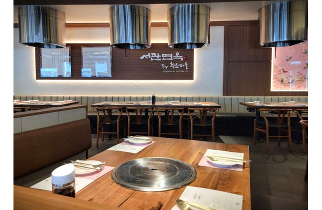 AMKO T20P Plank Black Walnut Live Edge Restaurant Table Top