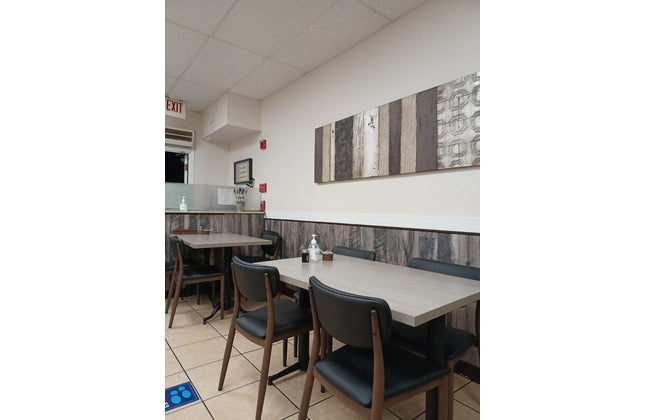 AMKO M5641 Black Commercial Grade Restaurant Chair