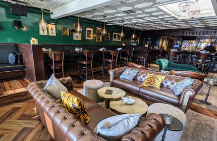 AMKO 2645 Restaurant Solid Wood Barstool