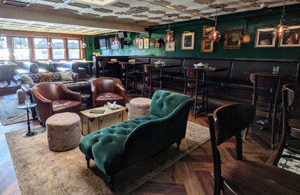 AMKO 2645 Restaurant Solid Wood Barstool