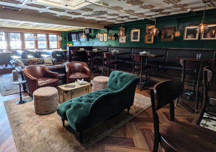 AMKO 2645 Restaurant Solid Wood Barstool