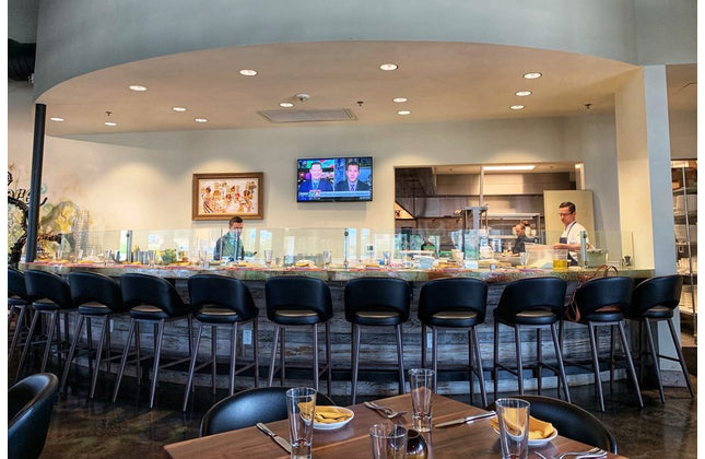 AMKO M5670BS Black Commercial Grade Restaurant Barstool