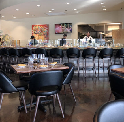 AMKO M5670 Black Commercial Grade Restaurant Chair