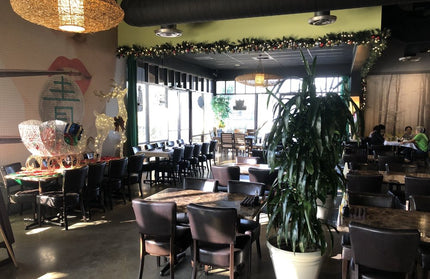 AMKO M5560 Brown Commercial Grade Restaurant Chair