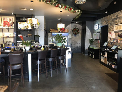 AMKO M5560BS Metal Frame Full Upholstered Seat Restaurant Barstool