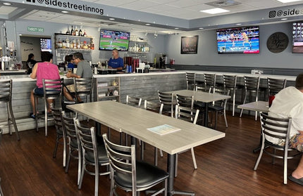 AMKO M5530 Gunmetal Commercial Grade Restaurant Chair