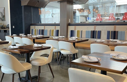 AMKO M5670 White Commercial Grade Restaurant Chair