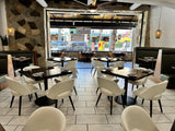 AMKO M5670 White Commercial Grade Restaurant Chair