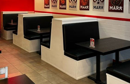 AMKO T52 Laminate Black Restaurant Table Top