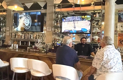 AMKO M5670BS White Commercial Grade Restaurant Barstool