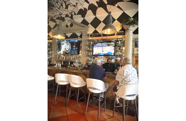 AMKO M5670BS White Commercial Grade Restaurant Barstool