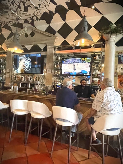 AMKO M5670BS White Commercial Grade Restaurant Barstool