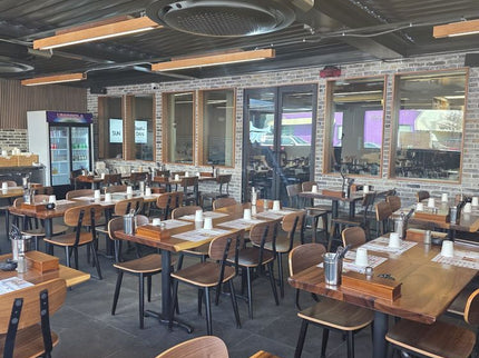 AMKO T19 Plank South American Walnut Live Edge Restaurant Table Top