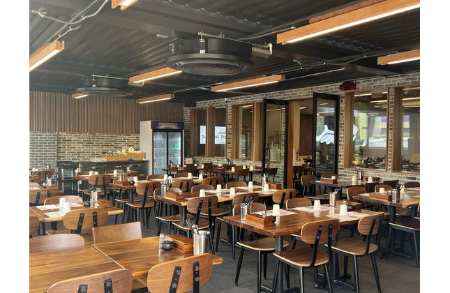 AMKO T19 Plank South American Walnut Live Edge Restaurant Table Top