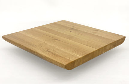 AMKO T10 Plank White Oak Live Edge Restaurant Table Top