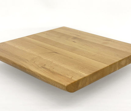 AMKO T10 Plank White Oak Live Edge Restaurant Table Top