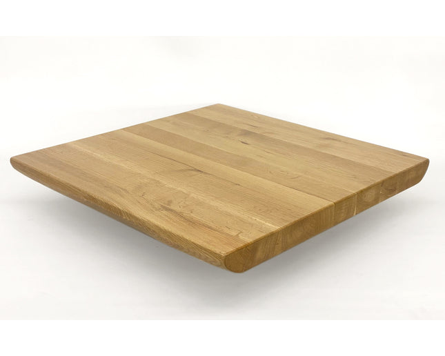 AMKO T10 Plank White Oak Live Edge Restaurant Table Top