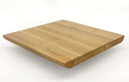 AMKO T10 Plank White Oak Live Edge Restaurant Table Top