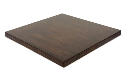 AMKO T11 White Oak Dark Walnut Butcher Block Restaurant Table Top