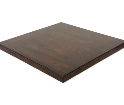 AMKO T11 White Oak Dark Walnut Butcher Block Restaurant Table Top