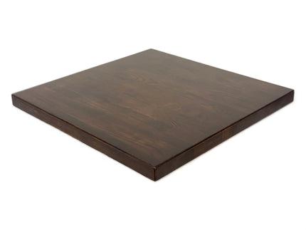 AMKO T11 White Oak Dark Walnut Butcher Block Restaurant Table Top