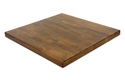 AMKO T11 White Oak Light Walnut Butcher Block Restaurant Table Top