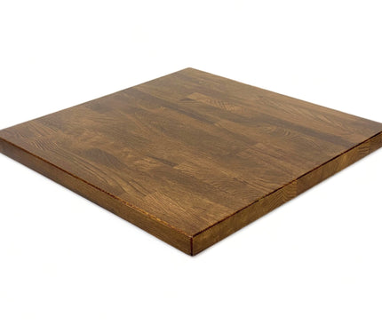 AMKO T11 White Oak Light Walnut Butcher Block Restaurant Table Top