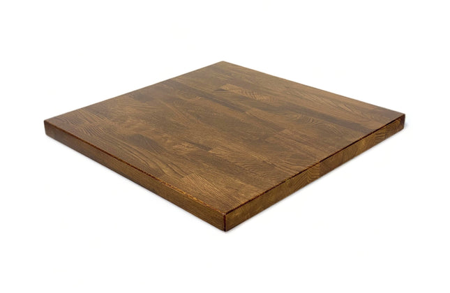 AMKO T11 White Oak Light Walnut Butcher Block Restaurant Table Top